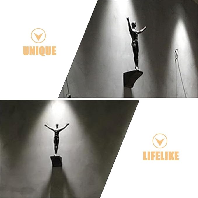 Rock Climbing Athlete Resin Sculpture