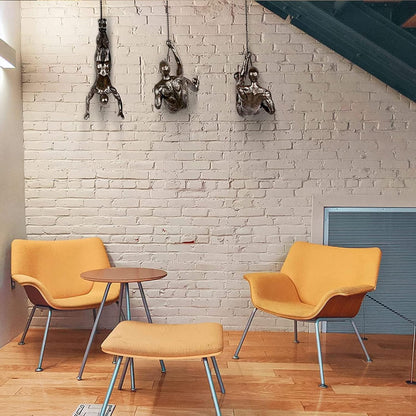 Rock Climbing Athlete Resin Sculpture