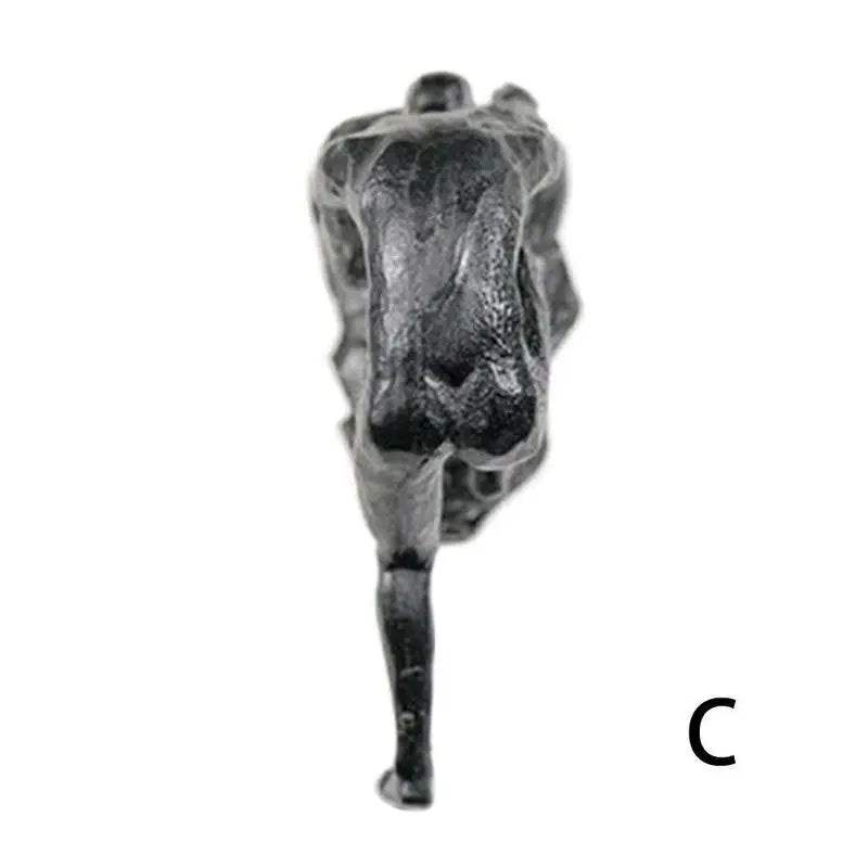 Rock Climbing Athlete Resin Sculpture